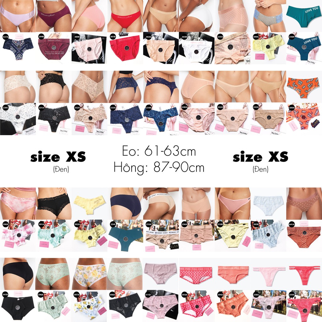 (Quần lót XS) - Quần lót đỏ đô lưng cao ôm bụng, Seamless Shape Boyshort (596), mông 87-90cm - Victoria's Secret, Pink