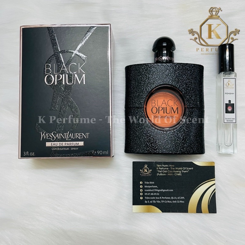 [K Perfume Chính Hãng] Nước Hoa Nữ YSL Black Opium