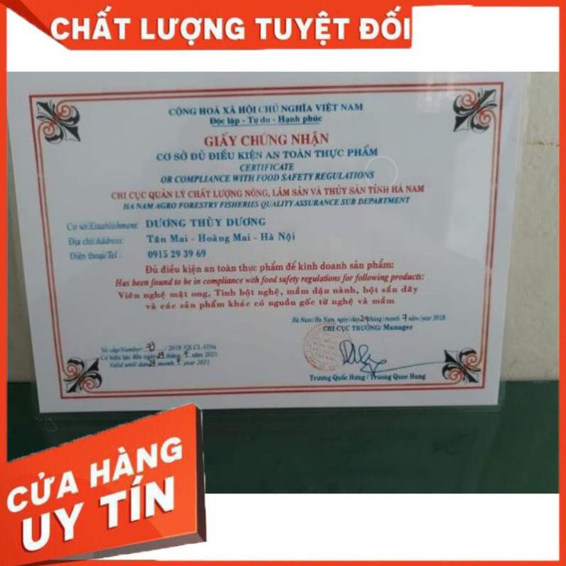 Viên tinh bột nghệ mật ong gói 100g