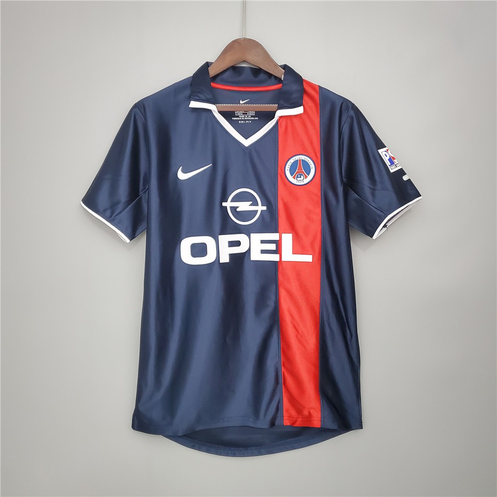 Áo Bóng Đá Đội Tuyển Paris PSG 01-02 Phong Cách Retro