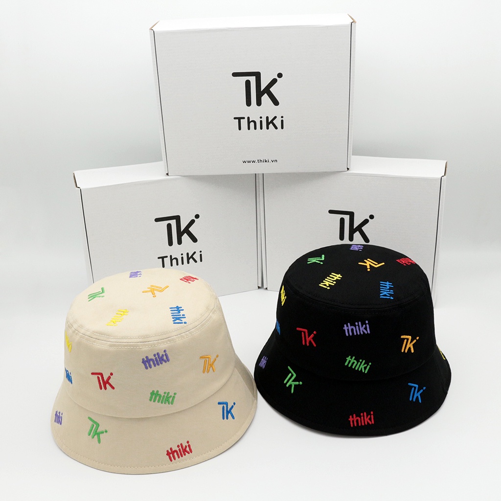 Nón Bucket Hippie Monogram THIKI chính hãng