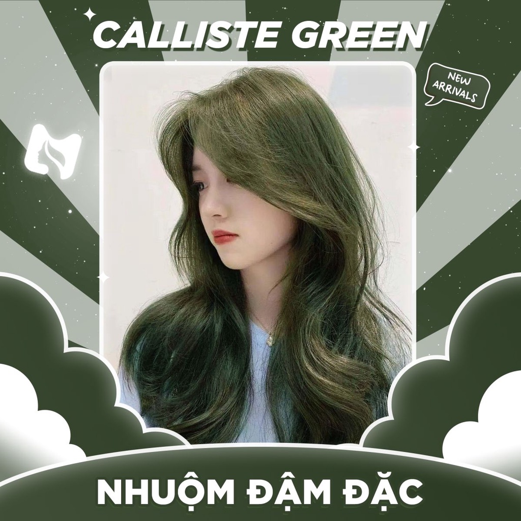 Thuốc Nhuộm Tóc Đậm Đặc Màu CALLISTE GREEN - Trend 2022 - Minzihair HCM