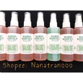 Toner dạng xịt MARIO BADESCU facial spray ( Vợt Sale Có sẳn)