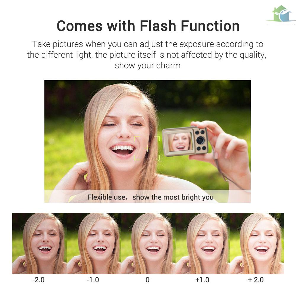 Camera quay phim kỹ thuật số HD 1080P 16MP SLR độ phóng đại 4X với màn hình LCD cỡ 1.77inch | BigBuy360 - bigbuy360.vn