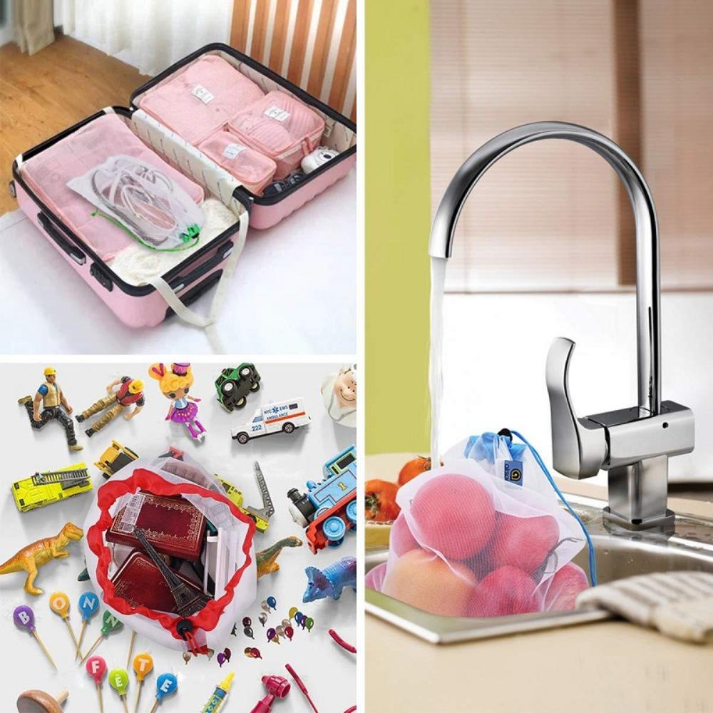 Bộ 12 Túi Đựng Đồ Dùng Nhà Bếp Có Thể Tái Sử Dụng Tiện Lợi