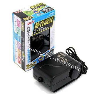 Máy sủi oxy gex cho bể cá, sủi 1 vòi / 2 vòi chạy siêu êm, gex e-air 1000/4000/6000wb