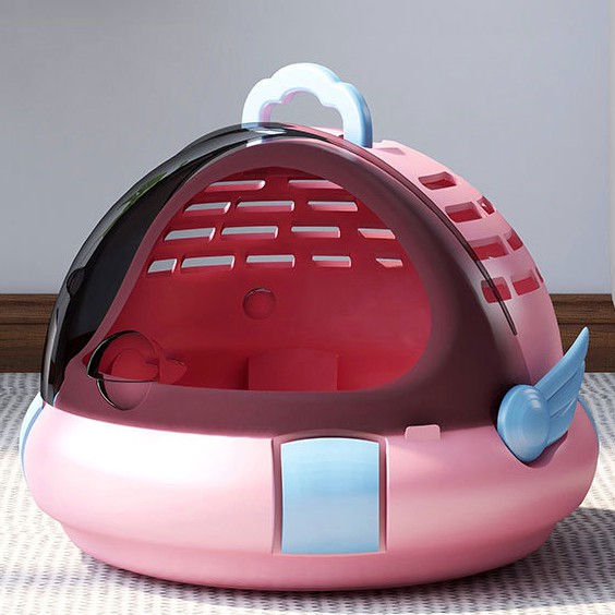 Lồng chó mèo thoáng khí cánh tiên, túi đựng balo vận chuyển thú cưng cún mèo Con Mèo Xiêm