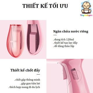 Bàn là hơi nước cầm tay gấp gọn, bàn là Sokany đa năng tiện lợi
