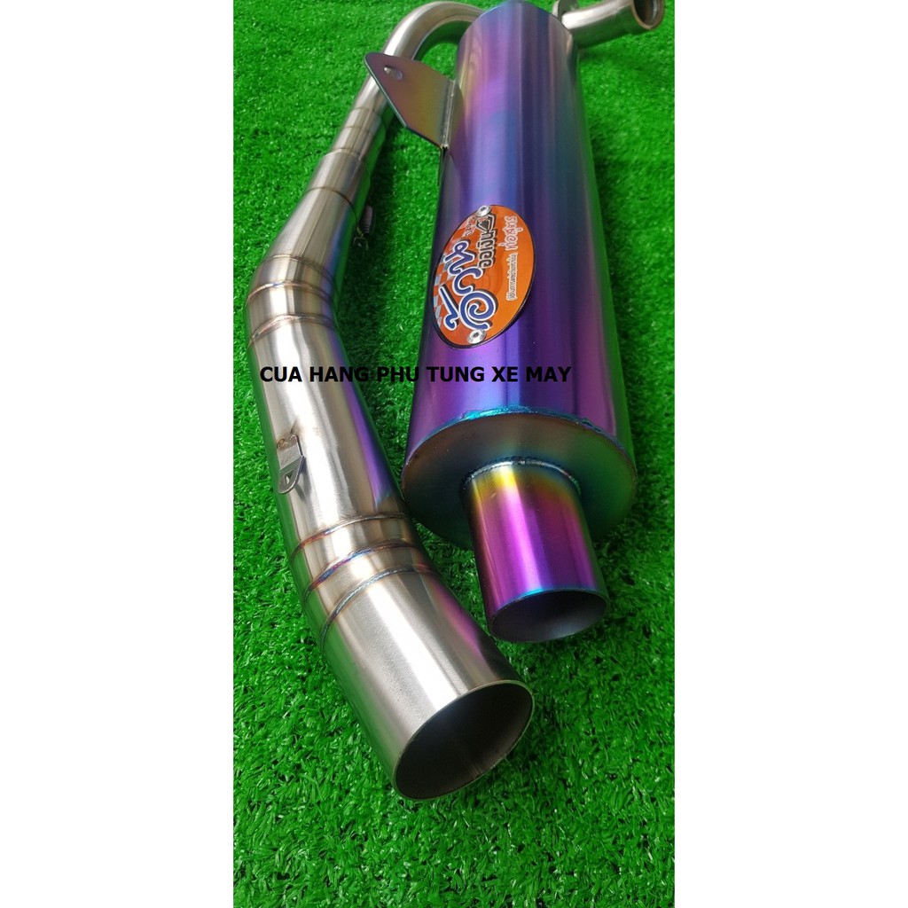 PÔ TITAN THÁI - KÈM CỔ 2 KHÚC MỐI HÀN TITAN GẮN EX 135 - EX 150 - RAIDER FI - SATRIA