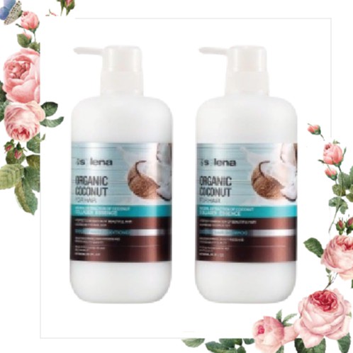 BỘ DẦU GỘI + DẦU XẢ DỪA ORGANIC COCONUT 800ml*2[Drop2]