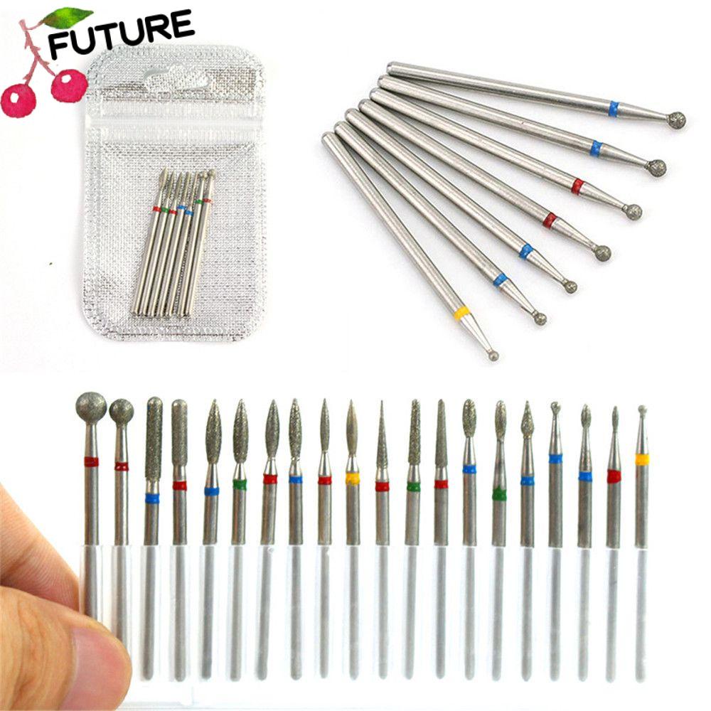 Bộ 7 Dụng Cụ Làm Móng Bằng Thép Vonfram Chuyên Nghiệp|Đầu Mài Kim Cương Chuyên Dụng Cao Cấp