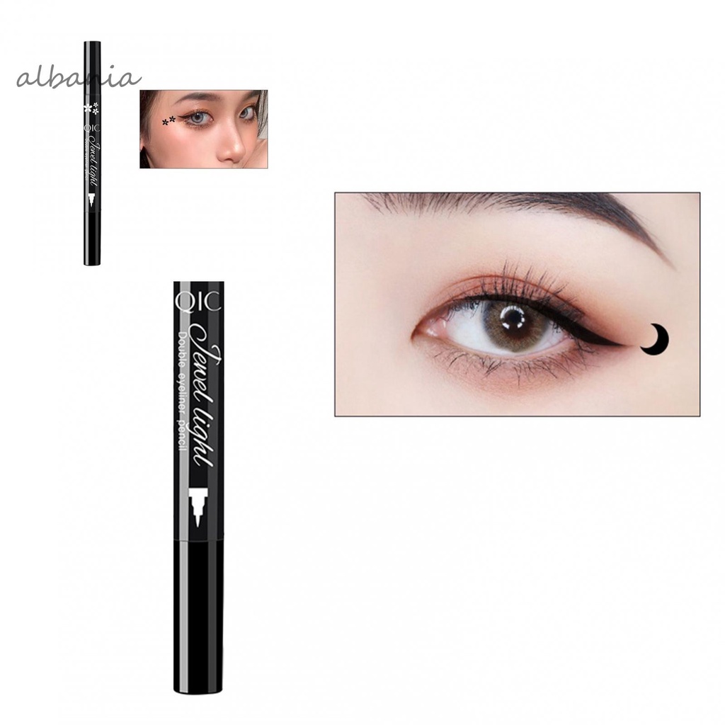 Bút kẻ mắt dạng lỏng hai đầu lâu trôi kèm con dấu dễ thương | BigBuy360 - bigbuy360.vn