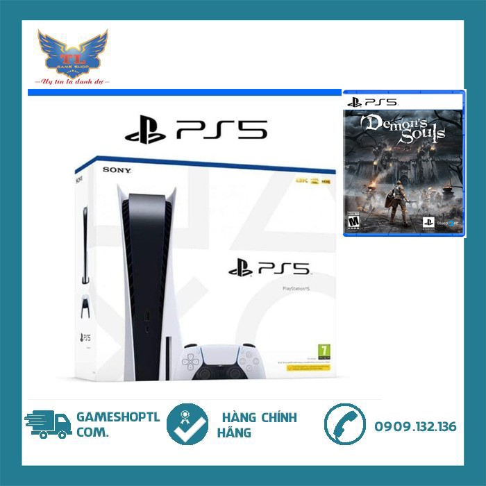 Máy chơi game PS5 Kèm Game Demon's Souls Cho Ps5 - Chính Hãng Sony Việt Nam