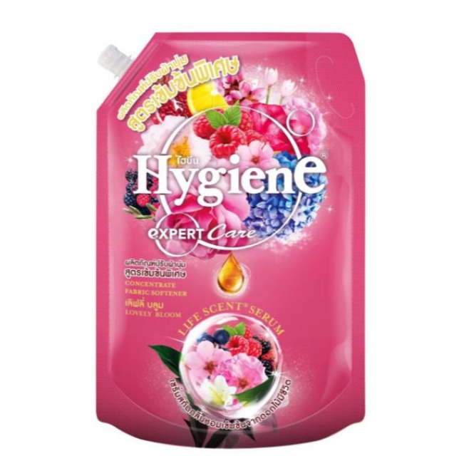 Nước Xả Vải Hygiene Hương Hoa Đậm Đặc Nhập Khẩu Thái Lan Dạng Túi 1150ml