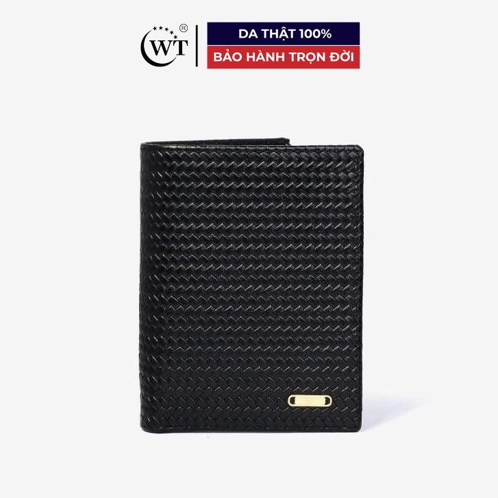 Ví Da Nam Da Bò Cao Cấp WT Leather Màu Đen 0886.2