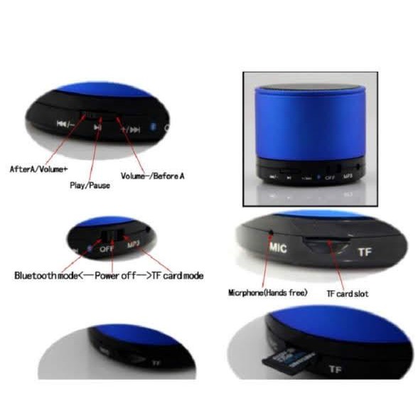 Loa bluetooth, Loa mini, Loa S10 HLD-600 Kiểu dáng thời trang và tiện lợi, Âm thanh bass trầm và mạnh mẽ