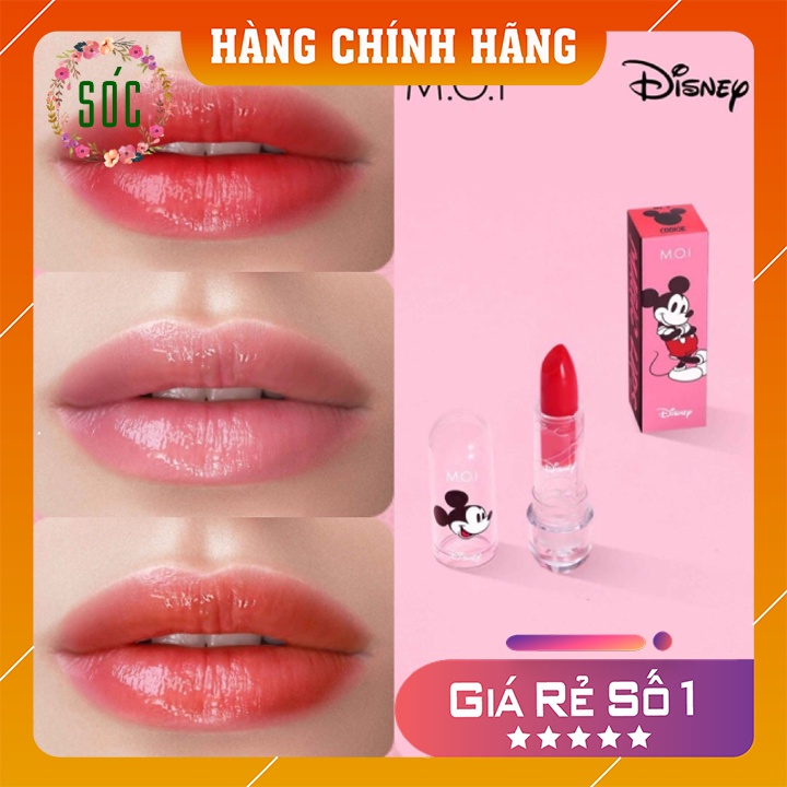 ⚡Hàng Chính Hãng⚡ Son dưỡng Mickey’s Magic M.O.I Hồ Ngọc Hà. Son dưỡng có màu