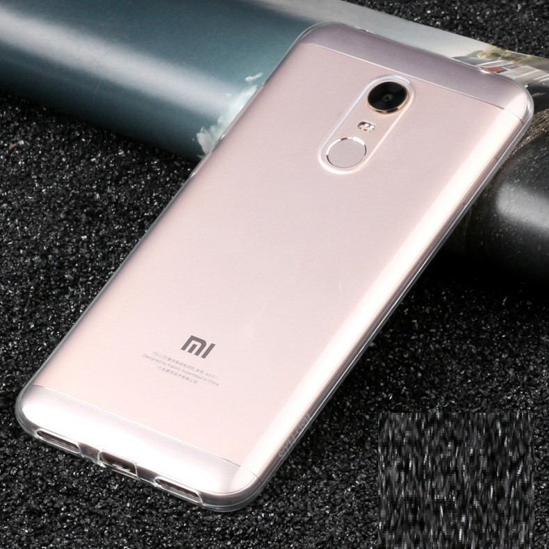 Ốp lưng Xiaomi Redmi 5 Plus Nhựa dẻo - trong suốt