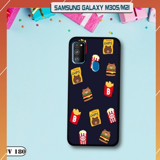 Ốp nhám viền dẻo cho điện thoại Samsung Galaxy M30S/ M21