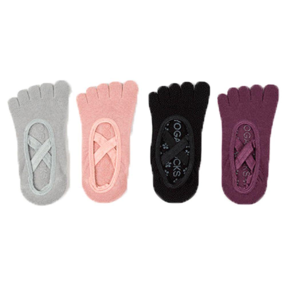 Tất Cotton 5 Ngón Chống Trượt Phong Cách Thể Thao Cho Nữ