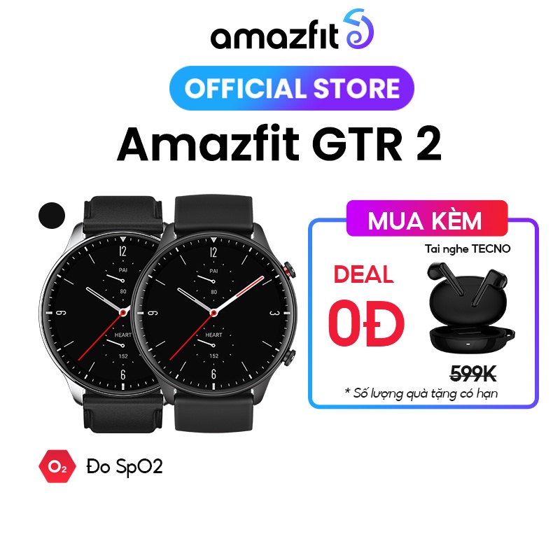 Đồng hồ thông minh Amazfit GTR 2 – Có Tiếng Việt – Nghe Cuộc Gọi
