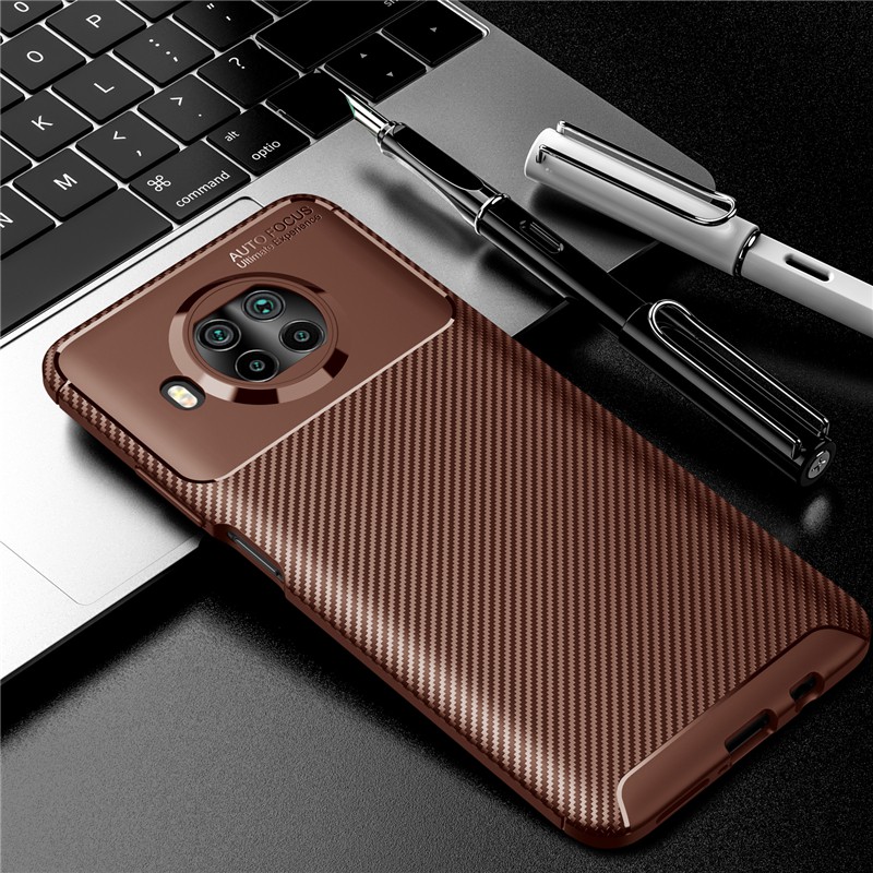 Ốp điện thoại TPU mặt lưới nhám tỏa nhiệt chống trầy cho Xiaomi Redmi Note 9 Pro 5G/Note 9 4G 5G