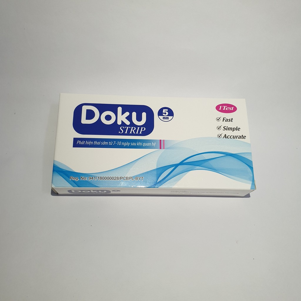 Que thử thai DOKU STRIP nhanh, chính xác - Che tên sản phẩm khi giao hàng