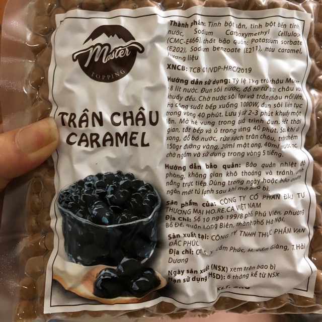 Trân châu caramen