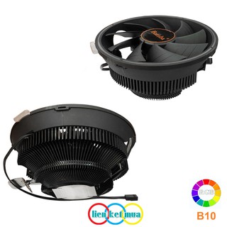 Quạt CPU máy tính để bàn có Led RGB B10 - Fan CPU Socket (775,1150,1155,1151,1155,1156 &AMD 754,939,940,AM2,AM3,FM1,FM2)