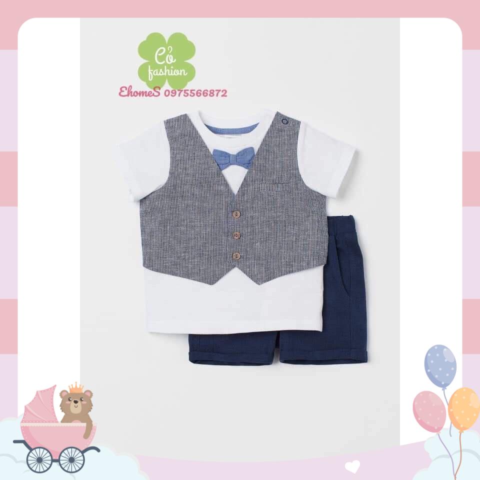 Set HM giả vest cho bé trai siêu cưng