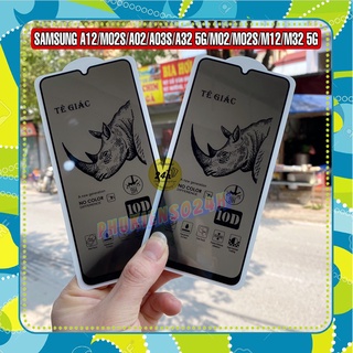 Kính Cường Lực Chống Nhìn Trộm Tê Giác - ESD Samsung A33 A23 A70 A12 A22 4G A02 A02S A03S A32 4G M12 M02(K NHẬN VÂN TAY)