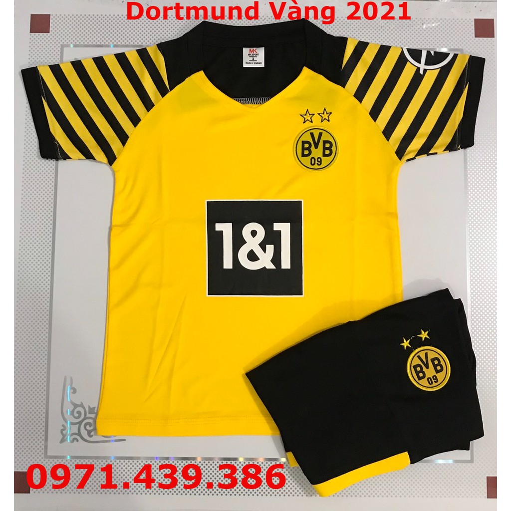 Bộ đá banh thể thao Dortmund áo vàng,quần đen size .Người lớn mới 2021-2022 có size XXL.2XL | BigBuy360 - bigbuy360.vn