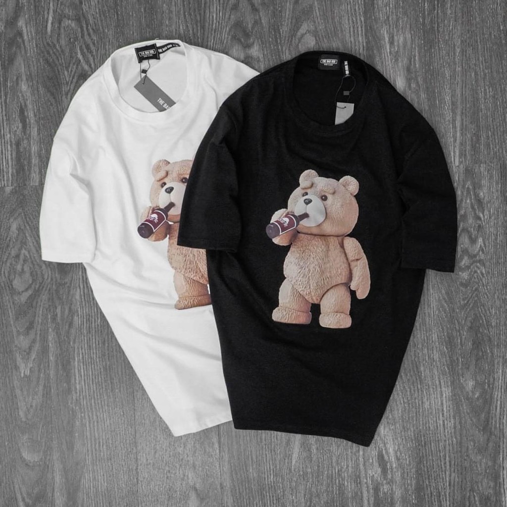 Áo thun tay lỡ TBG BEAR MSW Town Fullbox ,áo phông T shirt nam nữ unisex | BigBuy360 - bigbuy360.vn