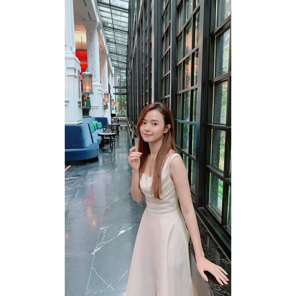 Đầm xòe thiết kế chất voan tơ cao cấp cực tôn dáng sang trọng - CAT BOUTIQUE