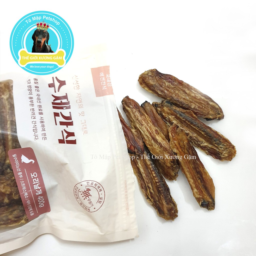 [HSD 2023] SNACK CÁNH VỊT/CỔ VỊT SẤY LẠNH GOODAY HÀN QUỐC CHO CHÓ