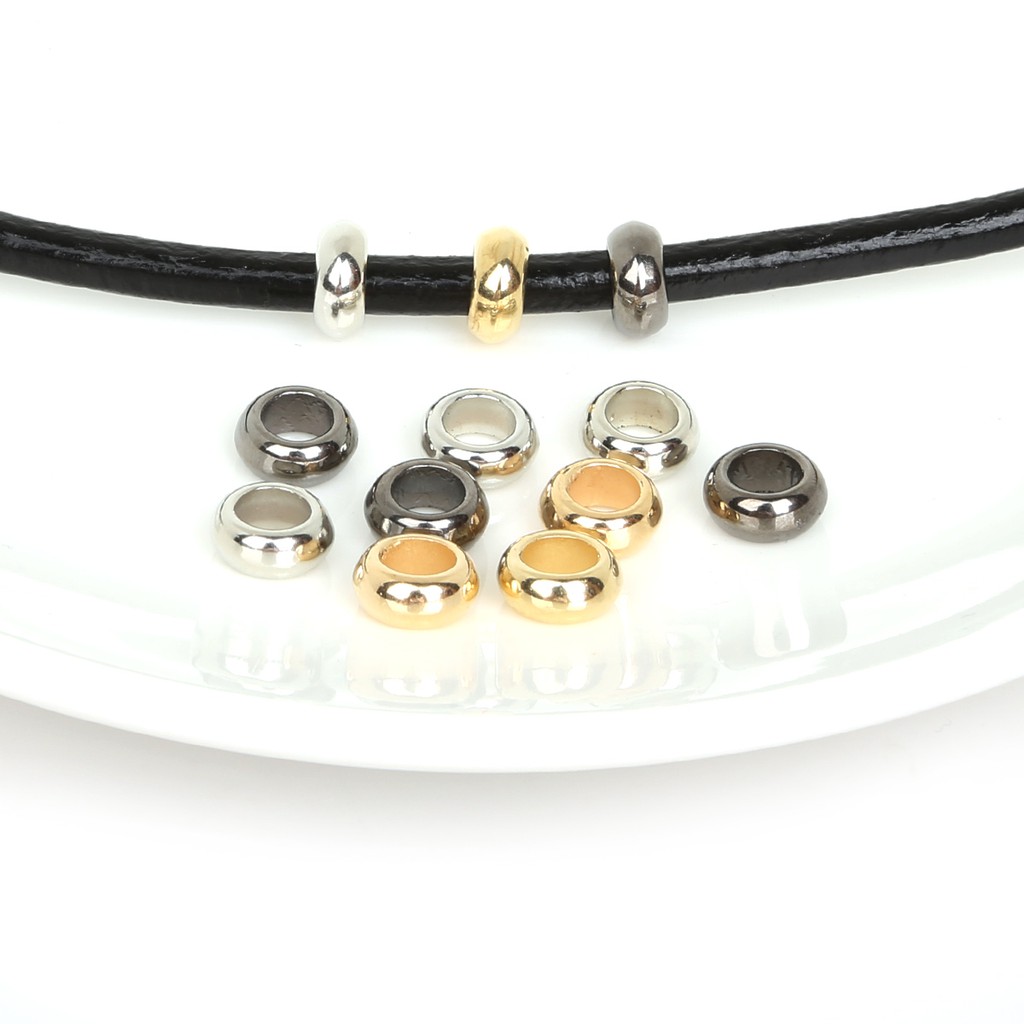 Set hạt xỏ Beadia có lỗ lớn phong cách châu âu làm trang sức thủ công