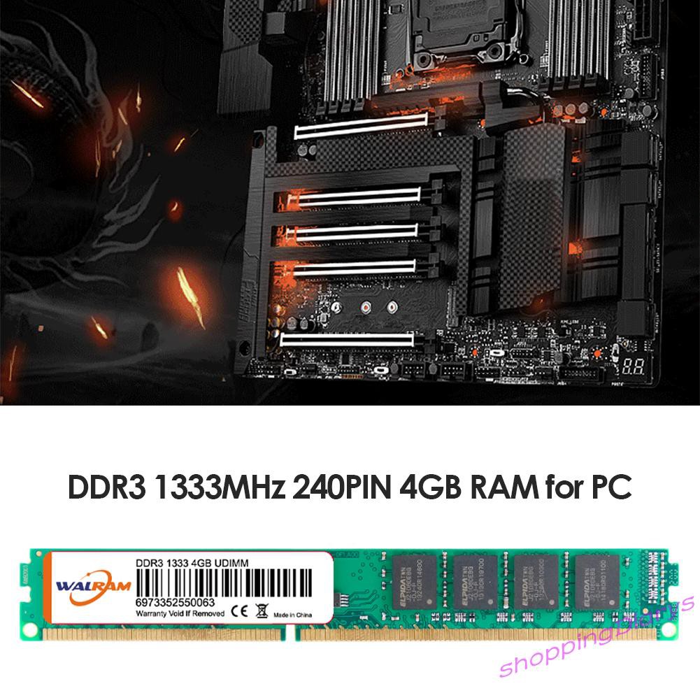 ✤The New✤4GB 1333MHz DDR3 RAM Desktop Memory Module 240-Pin Memories Storage Board | BigBuy360 - bigbuy360.vn