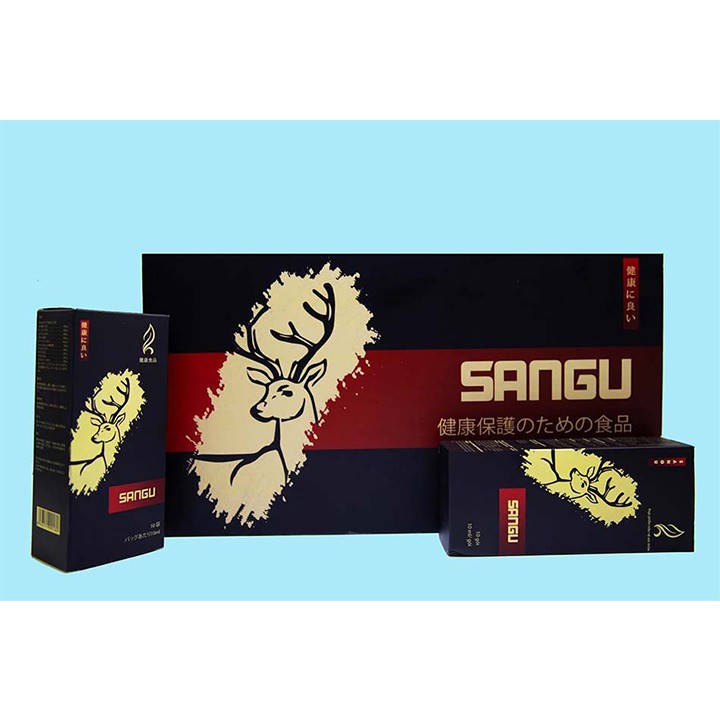 Sangu - Hộp 10 gói - Hỗ trợ giảm gout, giúp giảm triệu chứng sưng, đau nhức do gút - Nhà Thuốc Gia Hân