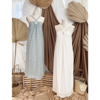 Đầm Nữ Suông, Váy Nữ Suông Maxi Dây Chéo Chất Vải Xốp Dễ Thương - Maxi Criss-Cross Dress
