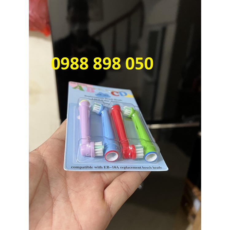 Đầu bàn chải thay thế braun oral b trẻ em, đầu bàn chải điện trẻ em thay thế oral b ,đầu bàn chải điện