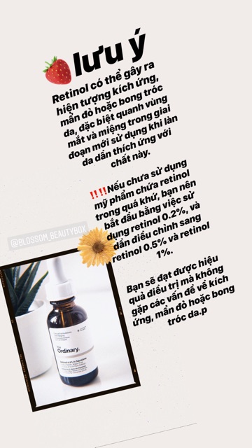 Tinh chất serum RETINOID 2% EMULSION chống lão hoá phục hồi da The ordinary