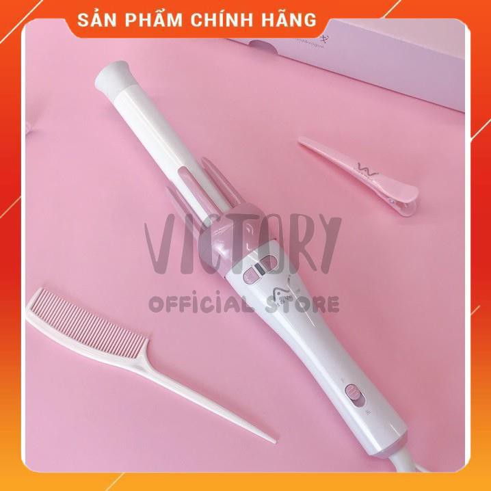 Máy Uốn Tóc Xoăn Sóng Nước Xoay Tự Động 360 Vivid&Vogue Chính Hãng - Máy Làm Tóc Đa Năng 3 in 1 Thông Minh - Cây Uốn Tóc