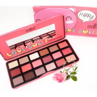 BẢNG PHẤN MẮT ODBO LOVE SWEET EYESHADOW PINK OD262