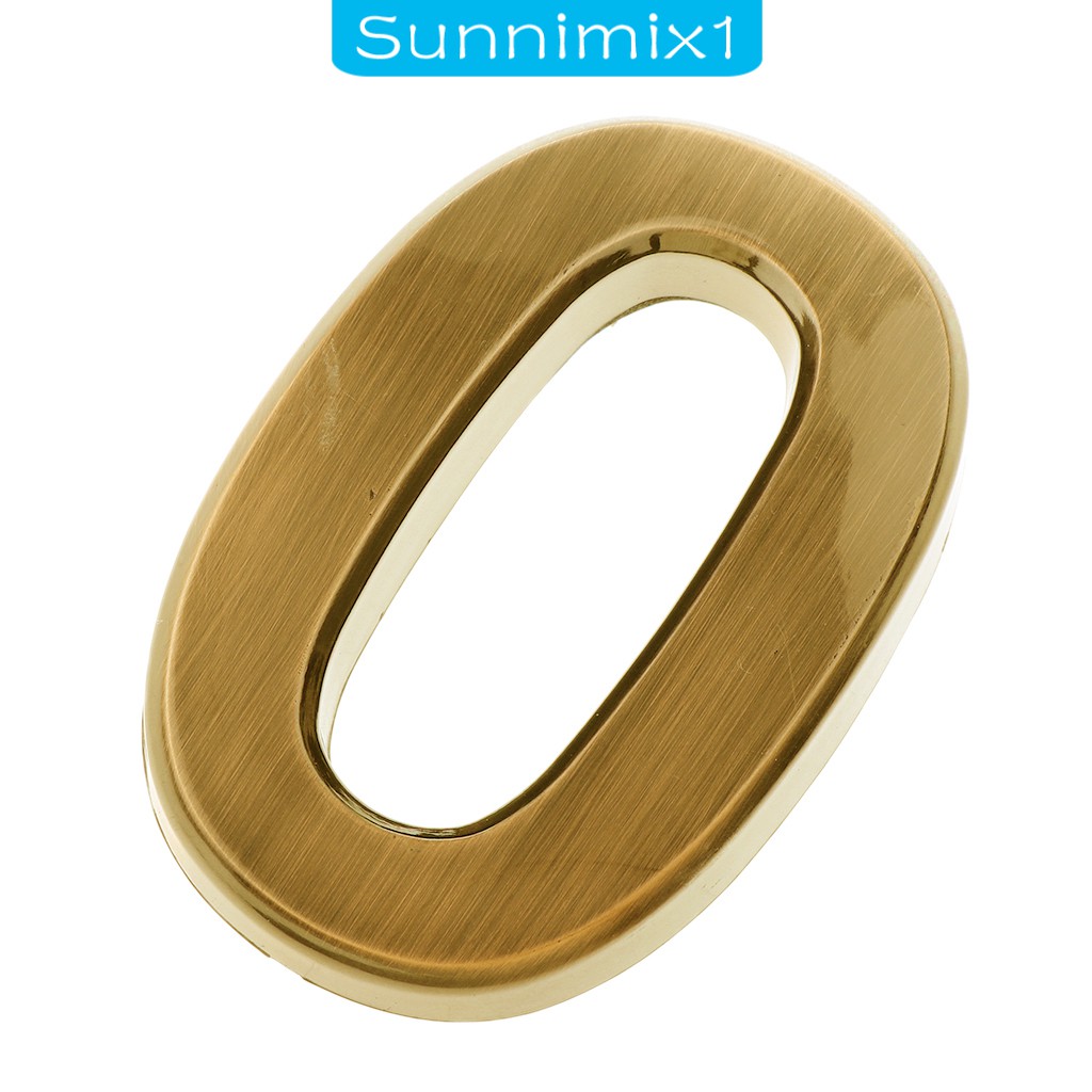 Bảng Số Dán Cửa Tự Dính Từ 0-9 Bằng Nhựa Sunnimix1