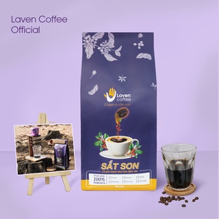 Cà phê Robusta Honey nguyên chất SẮT SON hương vị đậm đà pha phin Laven Coffee