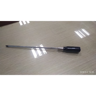 Tua vít 4 cạnh cán gỗ đen số 2 dài 300 - Model: KLH-16-14 (Bộ dụng cụ dành cho Kĩ thuật viên Honda)