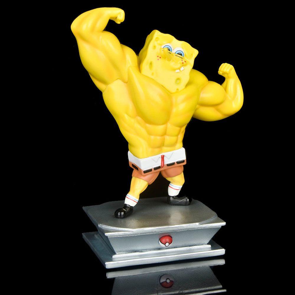 REBUY1 Mô Hình Nhân Vật Hoạt Hình SpongeBob Bằng PVC