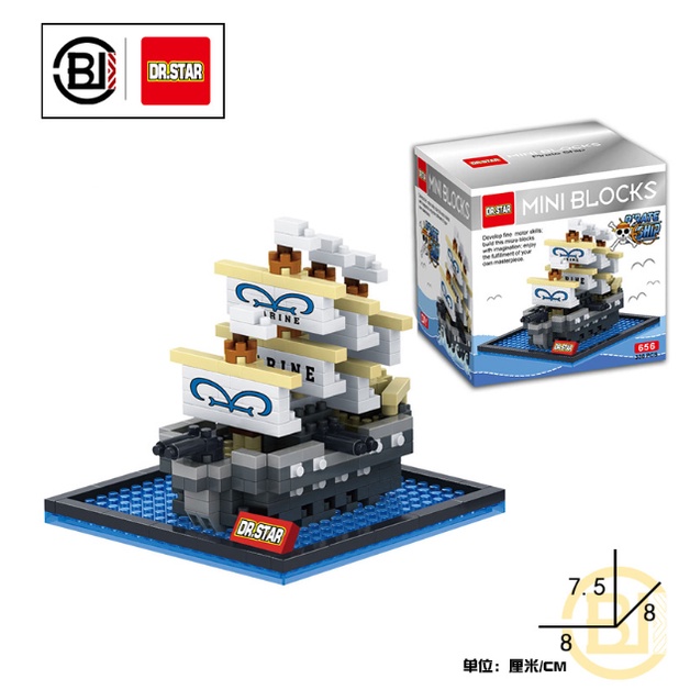 Đồ Chơi Lắp Ráp Thuyền Hải Tặc OnePiece, Bao Gồm 250 - 380 Mảnh Ghép, Full Box Cao Cấp