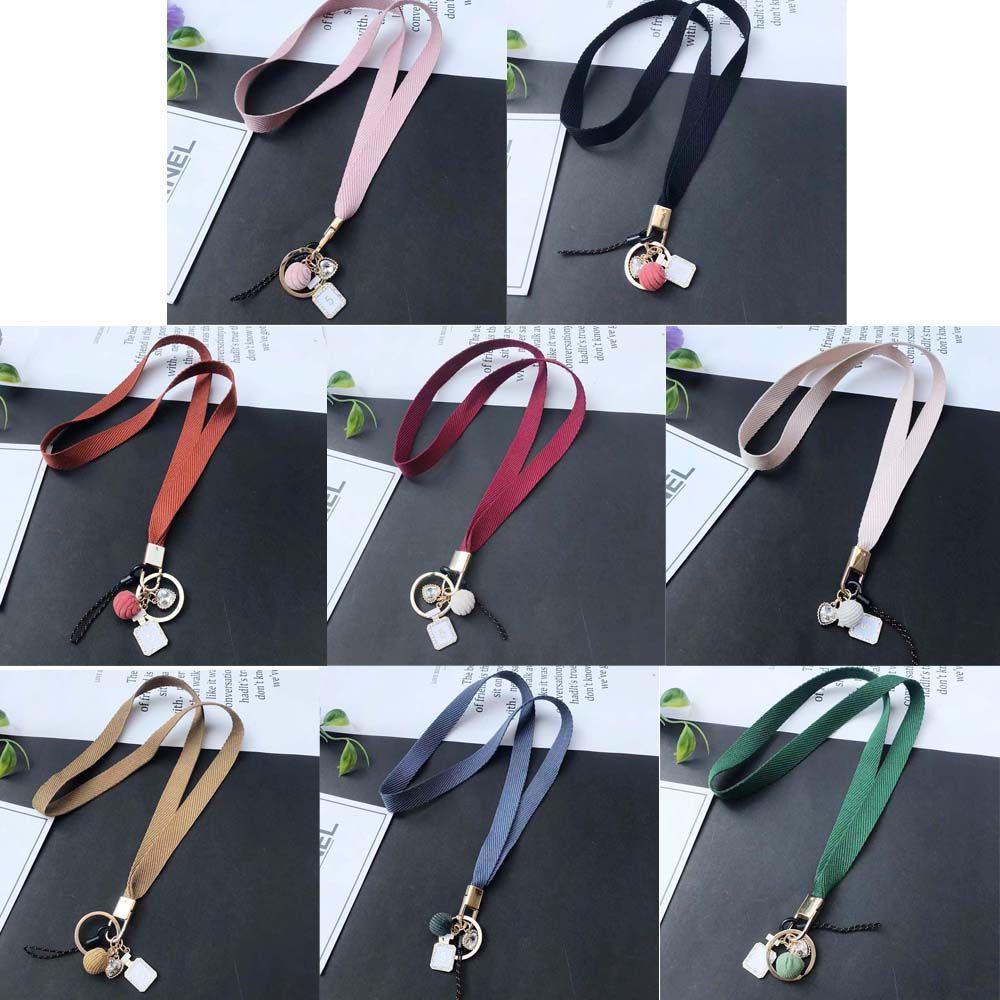 Ốp Điện Thoại Kèm Móc Khóa Và Dây Đeo Cổ Phong Cách Vintage