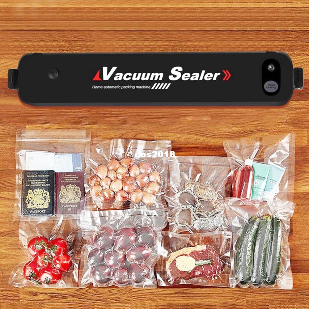 [TẶNG 10 TÚI HÚT] Máy hút chân không thực phẩm Vacuum Sealer siêu tiện dụng, bảo quản thực phẩm, giữ thực phẩm tươi ngon